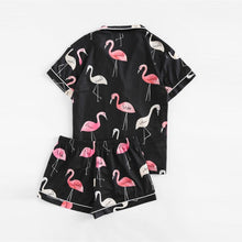 Tory Revere Collared Flamingo Pyjama Set