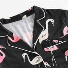 Tory Revere Collared Flamingo Pyjama Set